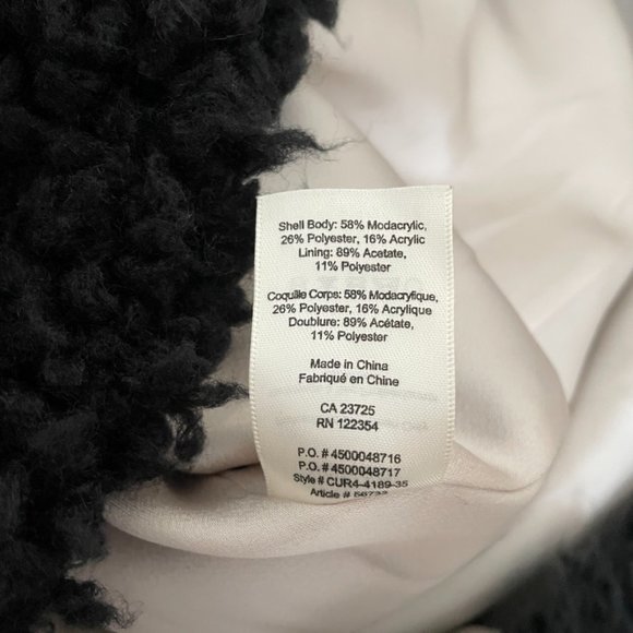 Aritzia | Wilfred Laboratoire Sherpa Faux Fur Jacket - Size L - Picture 11 of 16